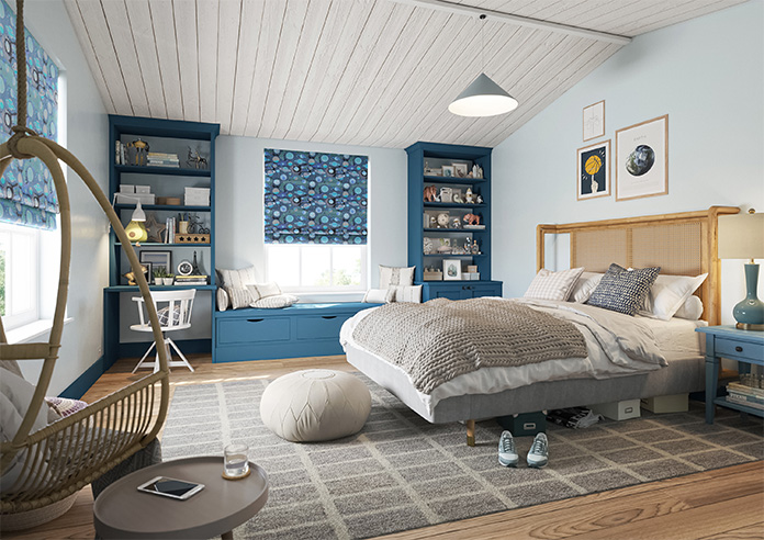 Interstellar, Ocean - Motorised Roman Blind - Image 6